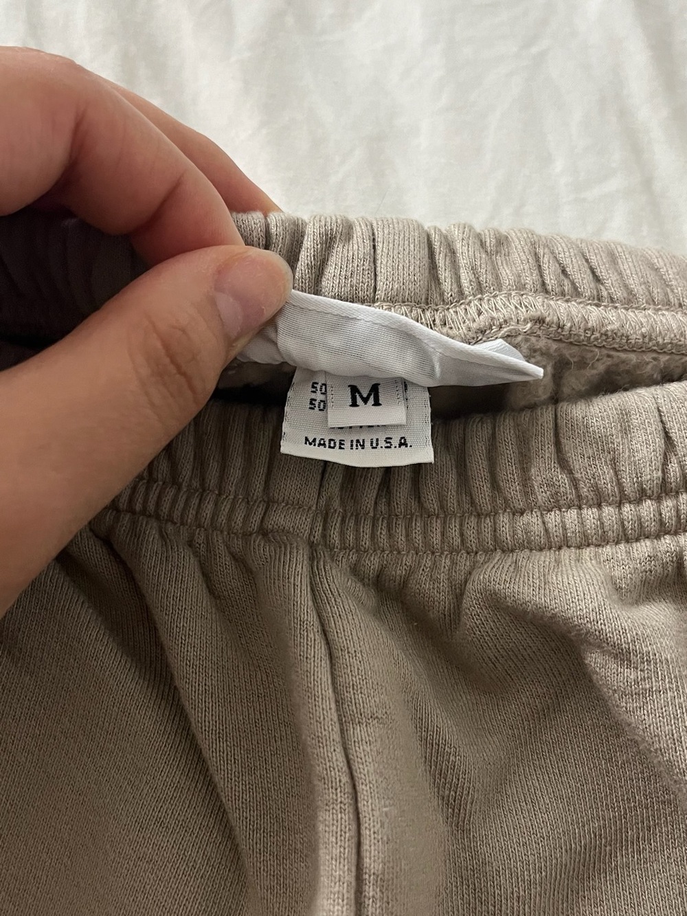Beige Bryan Walker Lounge Sweatpants - Picture 3 of 4